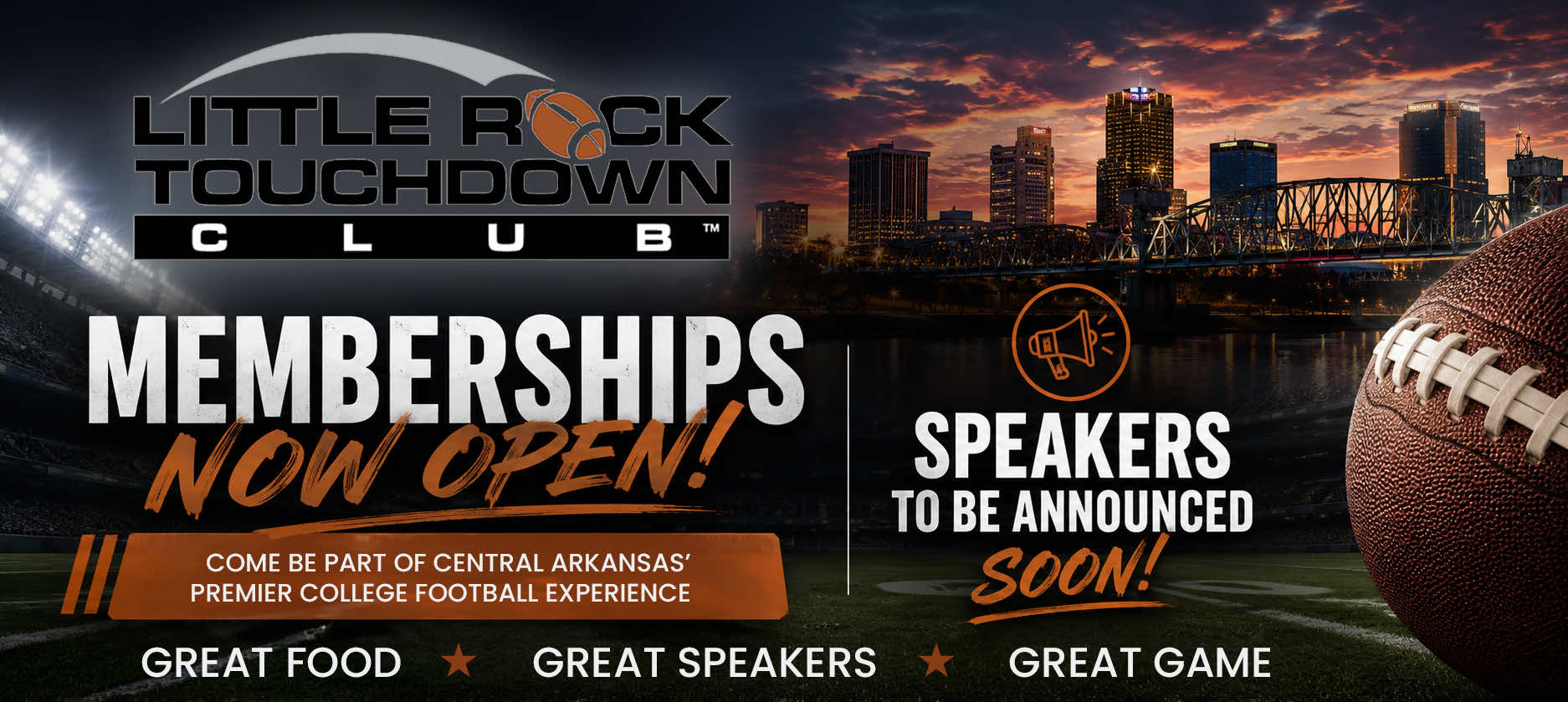 Little Rock Touchdown Club - Join Now